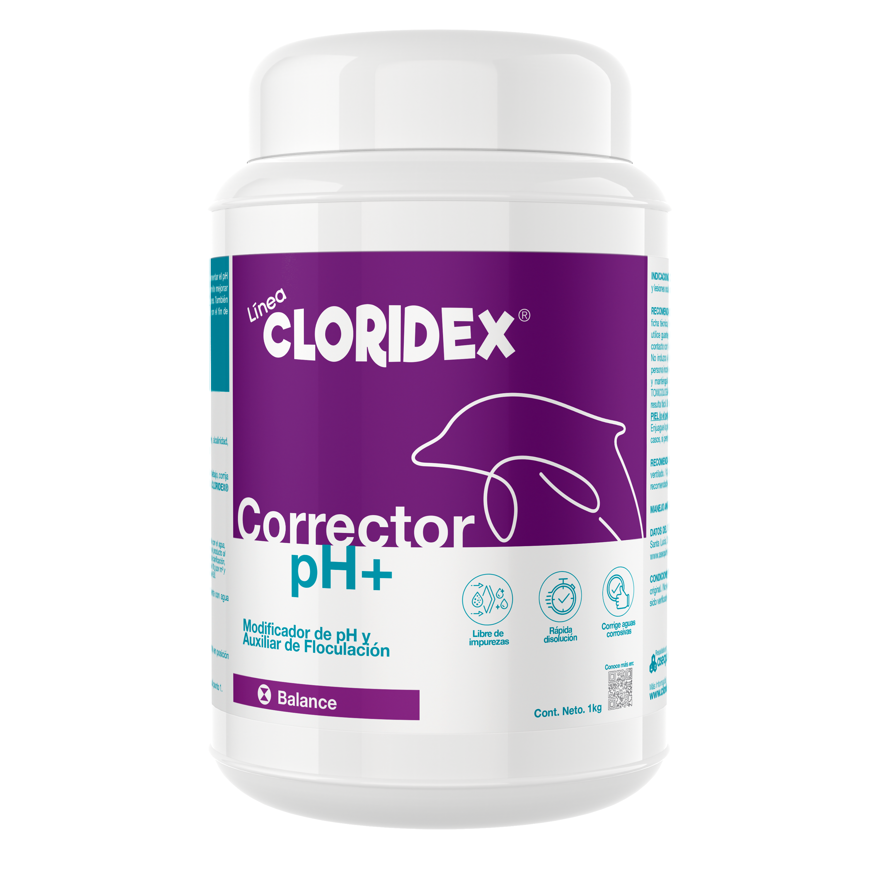 Corrector de pH Cloridex